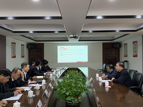 原中國建材集團領導、現浙江大學教授劉志江一行蒞臨公司調研